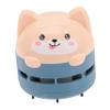 MERRYHAPY Creative Mini Vacuum Cleaner Cute Cat Design USB Rechargeable Lightweight and Portable Desktop Dust Cleaner for Home Office Use