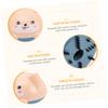 MERRYHAPY Creative Mini Vacuum Cleaner Cute Cat Design USB Rechargeable Lightweight and Portable Desktop Dust Cleaner for Home Office Use view 2