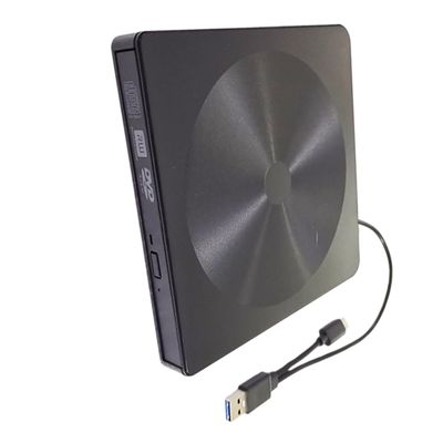 OSALADI Typec External Cd Drive Portable Multi-Function USB DVD Burner for Laptops Lightweight and Shockproof Error- No Driver Needed Compatible Devices