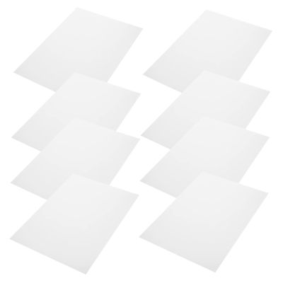 FELTECHELECTR 10Pcs Transparent PVC Flame Retardant Sheets High Transmittance Light Gels for Color Correction and Lighting Filters DIY Craft Use in Art Projects and Lightboxes