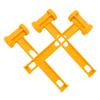 BIUDECO 3pcs Compact for Camping Tents Hiking Multi-Function Tent Nail Hammer Sturdy Mallet Head Portable Outdoor Mallet Tool view 1