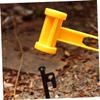 BIUDECO 3pcs Compact for Camping Tents Hiking Multi-Function Tent Nail Hammer Sturdy Mallet Head Portable Outdoor Mallet Tool view 2