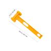 BIUDECO 3pcs Compact for Camping Tents Hiking Multi-Function Tent Nail Hammer Sturdy Mallet Head Portable Outdoor Mallet Tool view 4