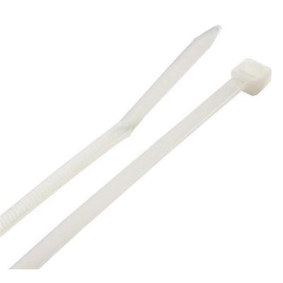 8 in. No.75 Cable Tie White - Pack of 100