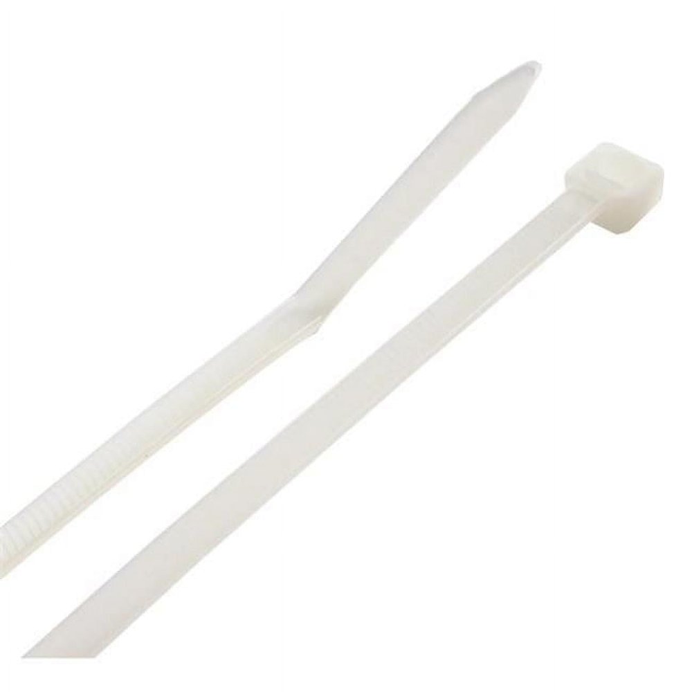 8 in. No.75 Cable Tie White - Pack of 100