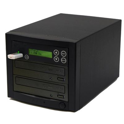 Acumen Disc 1 USB to Disc Duplicator - Flash Media/Disc to 1 (DVD/CD) Single Disc Copier Tower System