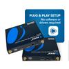 OREI Wireless HDMI Extender Transmitter & Receiver Dongle UtraHD 5.1-5.2 Ghz Up to 4K @ 60Hz - Upto 165 Feet - Perfect for Streaming from Laptop, PC, Cable, Netflix, YouTube, PS4 to HDTV/Projector view 2