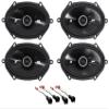 Audiosavings Bundle (2) Pair Kicker 43DSC6804 Stereo Speakers Bundle with (2) METRA 72-5512 Wire Harness Connector for 08-10 Ford F-250/350/450/550 & (1) METRA 82-5600 Speaker Brackets (Items 7) view 1