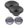 Hertz Cento CX 165 6 1/2" 2-Way Coax Pair with 1 Set CG 165 Grills view 1