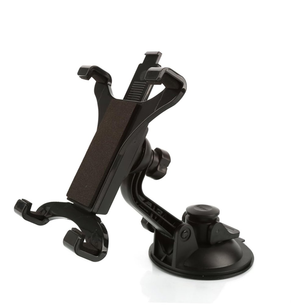 1pc Rotating Car Tablet Holder Navigator Stand for Tablets Viewing Angle Black for Hands Navigation and Entertainment