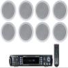 Audiosavings Bundle: (1) RV RPA60BT V2 1000 Watt Home Theater Receiver Amp Bundle with (4) 2 RV HC55-16 White 5.25" White in-Ceiling Home Theater Speakers (Items 5) view 1