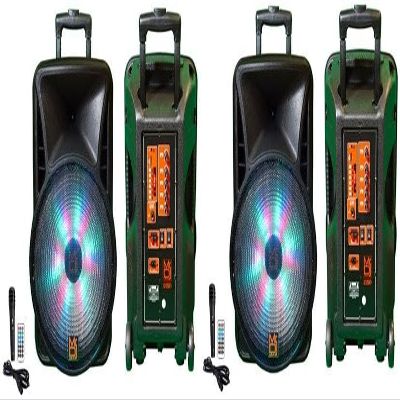 2 MR DJ DJ12BAT+ 12" Portable Bluetooth Speaker