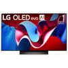 LG 48-Inch Class OLED evo C4 Series Smart TV 4K Processor Flat Screen with Magic Remote AI-Powered with Alexa Built-in (OLED48C4PUA, 2024),Black view 1