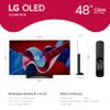LG 48-Inch Class OLED evo C4 Series Smart TV 4K Processor Flat Screen with Magic Remote AI-Powered with Alexa Built-in (OLED48C4PUA, 2024),Black view 2