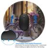 2 PCS Mousepad with Non-Slip Rubber Base 8" Round Mouse-Mat with Stitched Edge Purple Bike by The Window Gaming Mousepad for Wireless Mouses Computer Laptop Home Office Desk Pad view 3