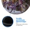 2 PCS Mousepad with Non-Slip Rubber Base 8" Round Mouse-Mat with Stitched Edge Purple Bike by The Window Gaming Mousepad for Wireless Mouses Computer Laptop Home Office Desk Pad view 4