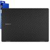 ArmorSuit MilitaryShield Black Carbon Fiber Skin Vinyl Wrap for Samsung Galaxy Book3 360 [13.3-Inch] (2023) - Lid view 1
