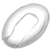 HALLMERS 10pcs 11mm x 8mm Clear Oval Silicone Rimless Frame Bridge Nose Pads Anti Slip Slot In Mount Replacement Part - Reading Eyeglass Optical Insert Eyeglasses Non-Slip Specs Spectacles Repair view 4