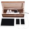Cable Organizer Box Cable Management Box Wooden Cable Storage Box, Cable Management and Power Board Hidden Protector, Suitable for Office TV Computer Hub Cable Management Box view 4