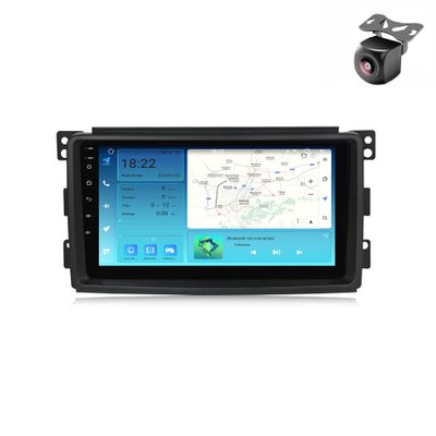 Android 12 System for Mercedes Benz Smart Fortwo 2006 2007 2008 2009 2 DIN Car Stereo with FM CarPlay auto GPS Navigation Touch Screen Upgrade Car Radio Multimedia Player (M800S 8core 8+256G)