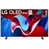 LG 42-Inch Class OLED evo C4 Series Smart TV 4K Processor Flat Screen with Magic Remote AI-Powered with Alexa Built-in (OLED42C4PUA, 2024) view 1