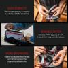 Vertx S.O.C.P. LT Overflow Mesh Zipper Pouch Organizer Insert for Backpack, Bag, Accessories and Tool Storage EDC Pouches, Ash Grey - Small view 3