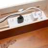 Cable Organizer Box Cable Management Box Wooden Cable Storage Box Hidden Cable Power Supply Board Management Box Used for Extension Cords Power Strips Surge Protector Wires Cable Management Box view 4