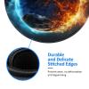 2 PCS Mousepad with Non-Slip Rubber Base 8" Round Mouse-Mat with Stitched Edge Planet Ice and Fire Gaming Mousepad for Wireless Mouses Computer Laptop Home Office Desk Pad view 4