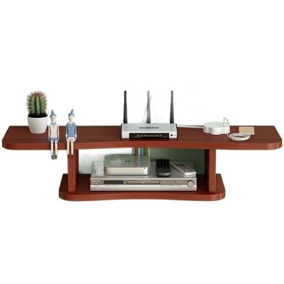 GERRIT Cable Organizer Box Router Placement Rack TV Set-top Box Shelf Wall-Mounted WiFi TV Cabinet Storage Support Bracket Cable Management Box (Color : 2, Size : L) (Color : 1, Size : Small)
