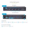 StarTech.com 4-Port KM Switch with Mouse Switching, USB 3.0 Switcher, Keyboard/Mouse Sharing, 3.5mm/USB Audio, TAA Compliant view 4