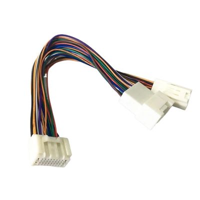 MNBHUYRD Car Radio Wire Wiring Harness Adapter Connector Adaptor Plug Add 12pin CD Changer for Toyota Crown Land Cruiser Prado
