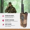 Cobra ACXT1035R FLT CAMO Floating and Waterproof Walkie Talkies for Adults with Compatible Cobra Surveillance Headset: Rechargeable, 22 Channels, Long-Range, 2 Two-Way Radios, 2 Headsets view 4