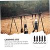 Gogogmee 5pcs Outdoor Camping Hooks Versatile Gear Hanger for Camping Picnics Hiking Lightweight Storage for Organizing Your Outdoor Accessories view 4