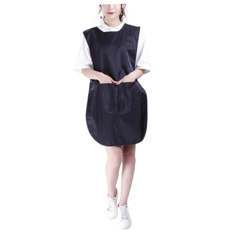 Beatifufu Black Waterproof Cape Hairdressing for Salon and Home Use