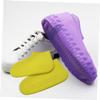 Anneome 1pair Silicone Shoe Covers for Rain Reusable Footwear Protectors Unisex Thicken Design for Outdoor Activities Hiking Fishing Yellow view 4