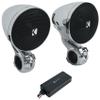 Audiosavings Bundle: (2) Kicker 47PSM32 3" 100w PSM Motorcycle/ATV Handlebar Speakers in Chrome PSM32 Bundle with (1) Rockville ATV220 2 Channel UTV/Motorcycle Bluetooth Amp IP65 Micro Amp (Items 3) view 1
