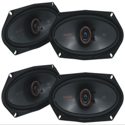 Audiosavings Bundle: (2) Pair Kicker 51KSC41004 4x10 75 Watt RMS Car Audio Speakers KSC41004 KSC4100 (Items 4)