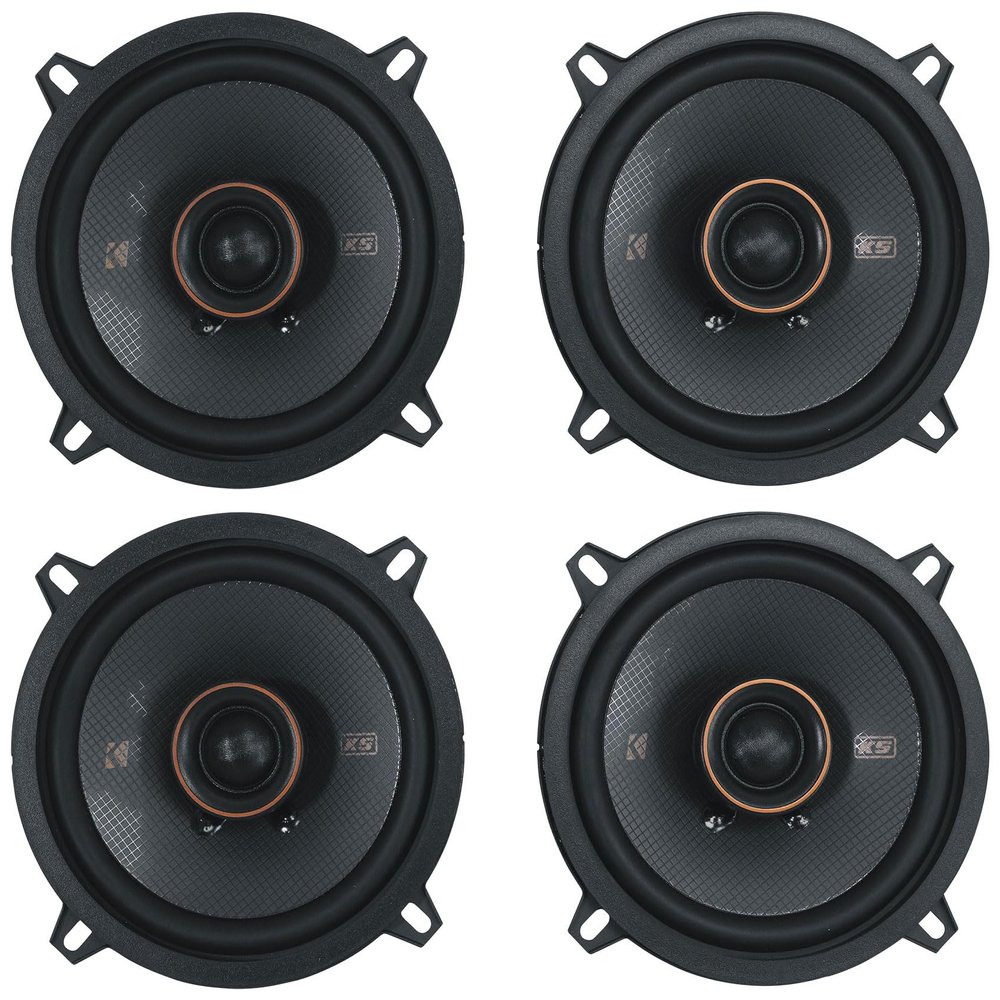 Audiosavings Bundle: (2) Pair Kicker 51KSC504 5.25" 100 Watt RMS Car Audio Speakers KSC504 KSC50 (Items 4)