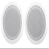 Rockville Bundle: Pair CC65T 6.5" Ceiling Speakers + RCS180-6 180W 6-Zone 70V Amp w/Bluetooth + WET-44 PRO Dual 4" 70V Wall Mount Speakers, White, IPX55 Indoor/Outdoor Weatherproof (3 Item) view 4
