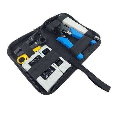 jojofuny Professional Hardware Tool Set Ethernet Cable Crimping Tool Kit Computer Maintenance Repair Kit