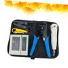 jojofuny Professional Hardware Tool Set Ethernet Cable Crimping Tool Kit Computer Maintenance Repair Kit view 4