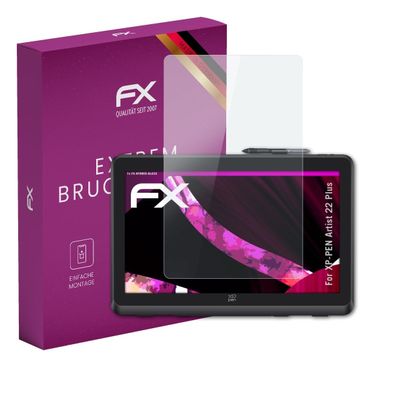 atFoliX Plastic Glass Protective Film compatible with XP-PEN Artist 22 Plus, 9H Hybrid-Glass FX Screen Protector