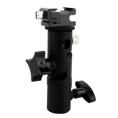 Yuecoom Camera Speedlite Mount, Flash Stand Bracket Umbrella Mount Holder Shoe Mount with Umbrella Reflector Holder