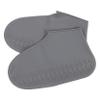 Hohopeti Rainproof Shoes Cover Slip Silicone Rain Boot Covers for Men Women Thicken Grey view 1