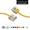 Cable Central LLC Cat6A Super Slim Ethernet Cable 7 ft (5 Pack) Yellow, Ultra Slim Thin Cat 6A Network Cable, Cat6a Cable, Cat6a Patch Cord for PC, Mac, Laptop, PS4/5, Xbox, Gaming - 7 Feet view 3