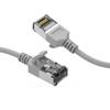 Cable Central LLC Cat8 Slim Ethernet Cable U/FTP 2 ft Gray - RJ45 Computer LAN 30AWG Cat8 Cable, Cat8 Patch Cable, Network Cable, Cat 8 Cable, Internet Cable, 40Gbps, 2000MHz - 2 Feet view 1