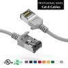 Cable Central LLC Cat8 Slim Ethernet Cable U/FTP 2 ft Gray - RJ45 Computer LAN 30AWG Cat8 Cable, Cat8 Patch Cable, Network Cable, Cat 8 Cable, Internet Cable, 40Gbps, 2000MHz - 2 Feet view 3