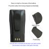 MUNEFE 4Pcs Belt Clip, Radio Belt Clip, Portable Walkie Talkie Baery Holder Belt Clip for P3188 P3688 CP040 view 2