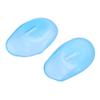 Ipetboom 4pairs Silicone Ear Protectors for Hair Salon Ear Covers Elastic Fit Salon Protection Easy Cleaning Reusable Shooting Protection Blue view 1