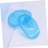 Ipetboom 4pairs Silicone Ear Protectors for Hair Salon Ear Covers Elastic Fit Salon Protection Easy Cleaning Reusable Shooting Protection Blue view 4